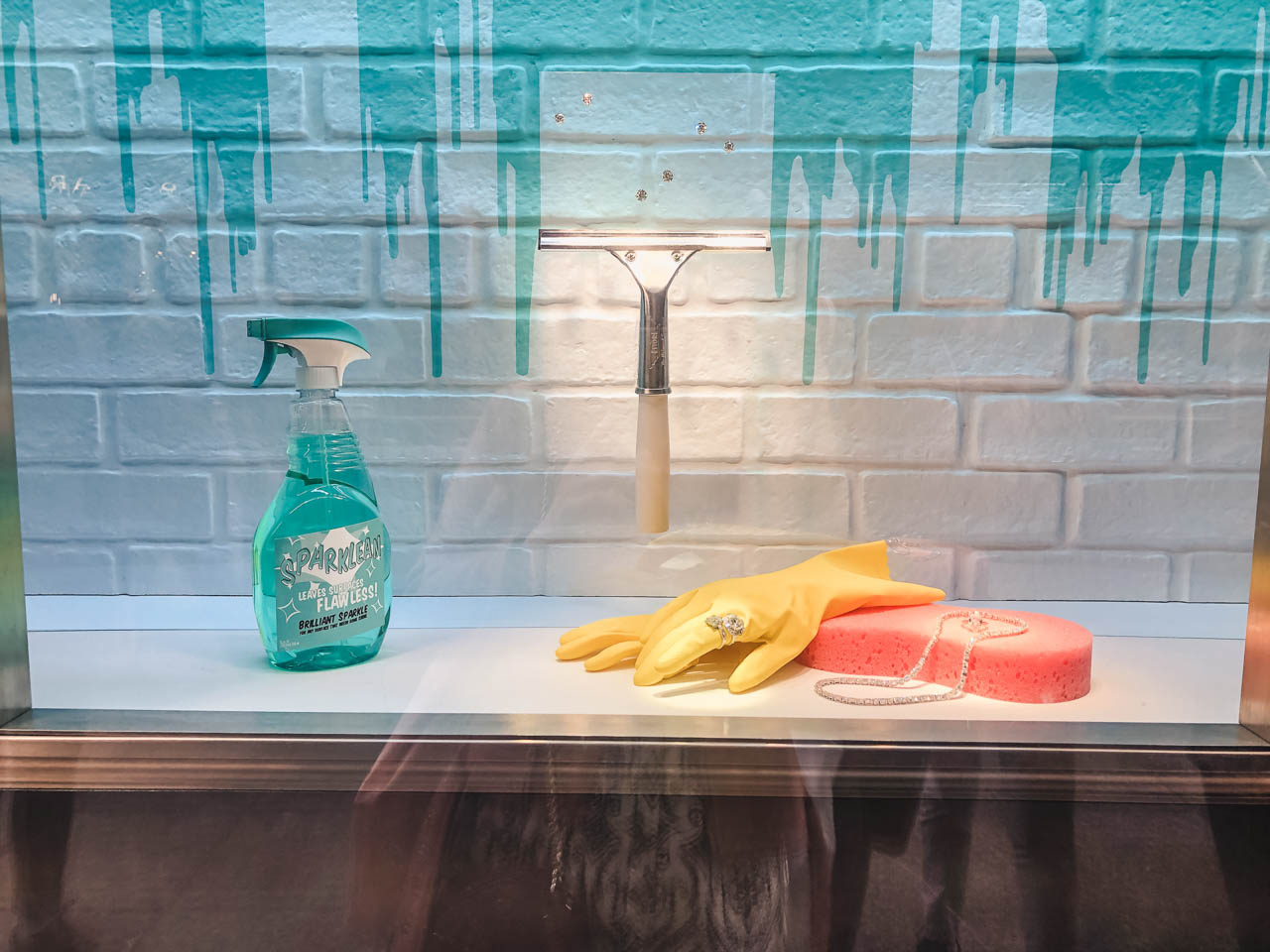 The window display at Tiffany's flagship in New York City
