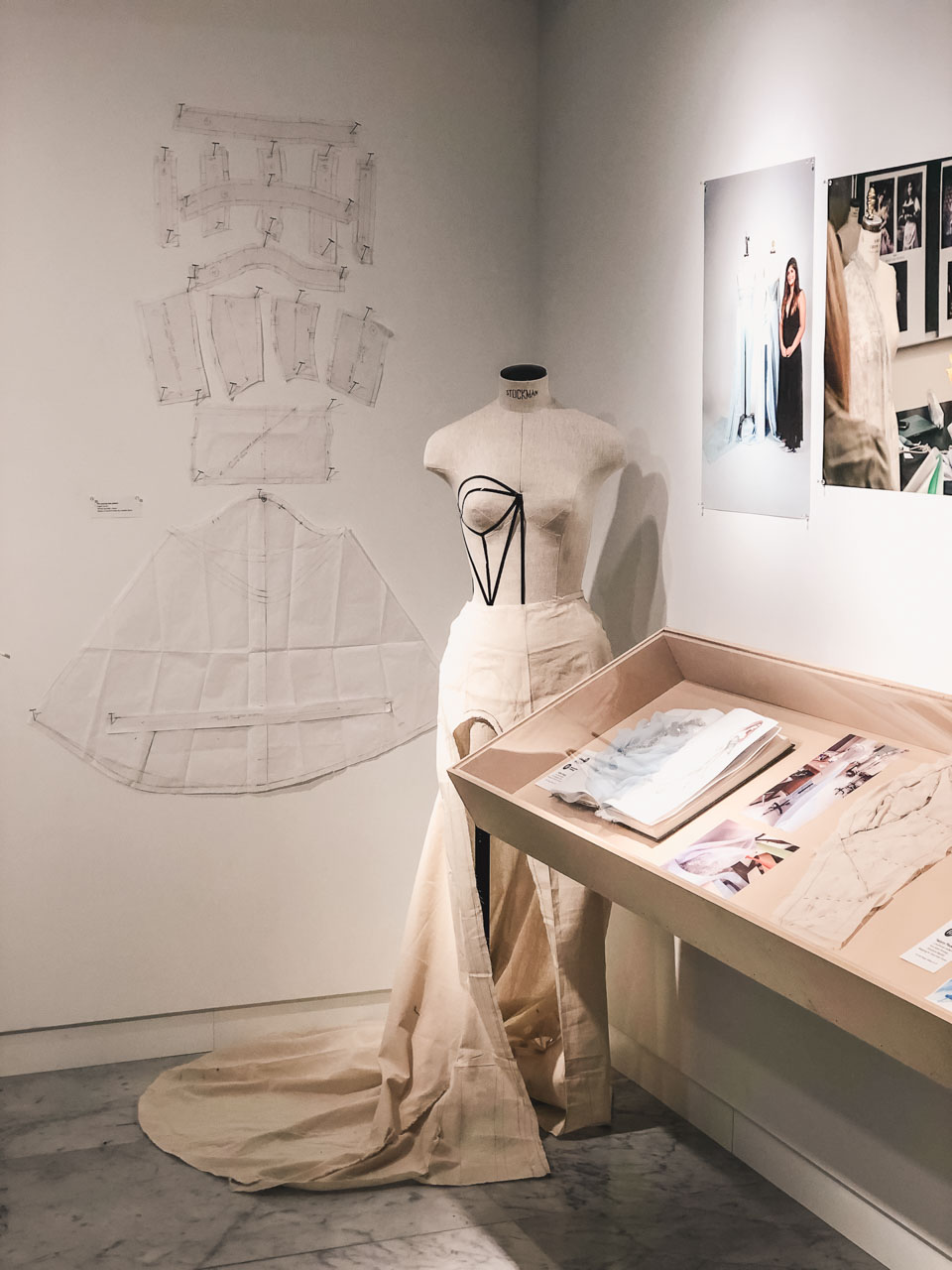 A prototype on display at the Disney on Broadway x FIT Design Challenge Exhibition in New York