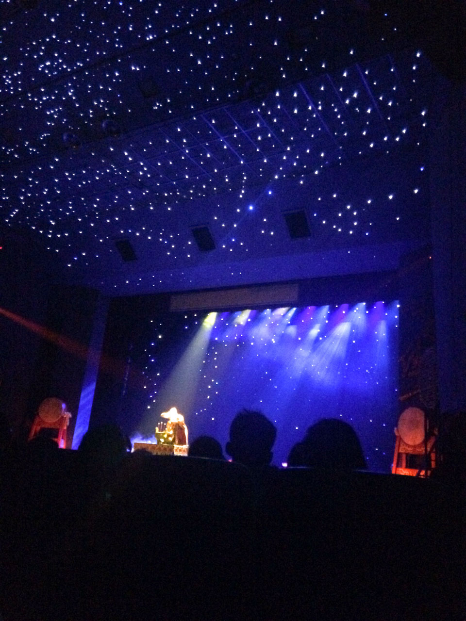 Star ceiling at the Red Theatre in Beijing, China