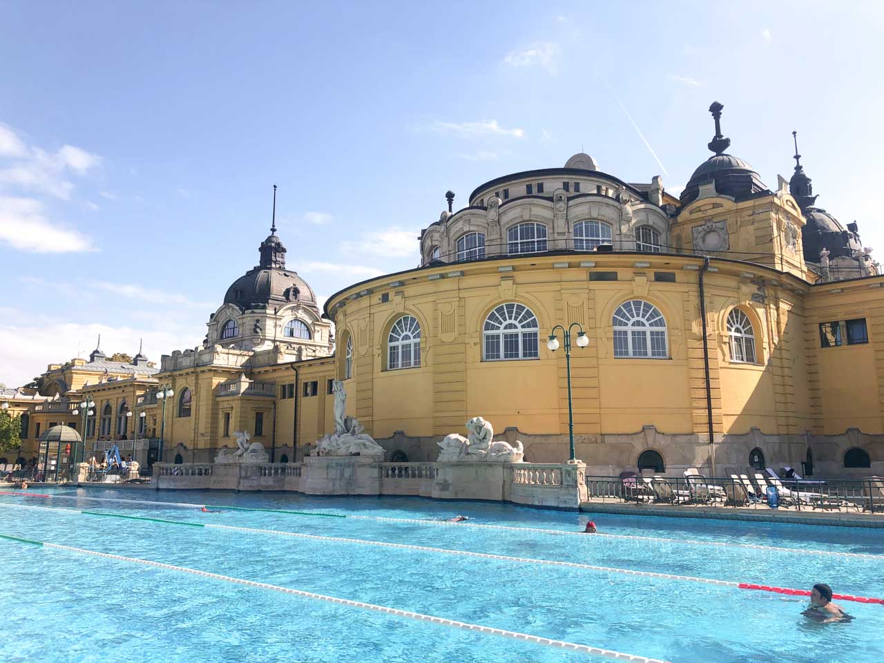 Széchenyi Thermal Bath in Budapest, Hungary