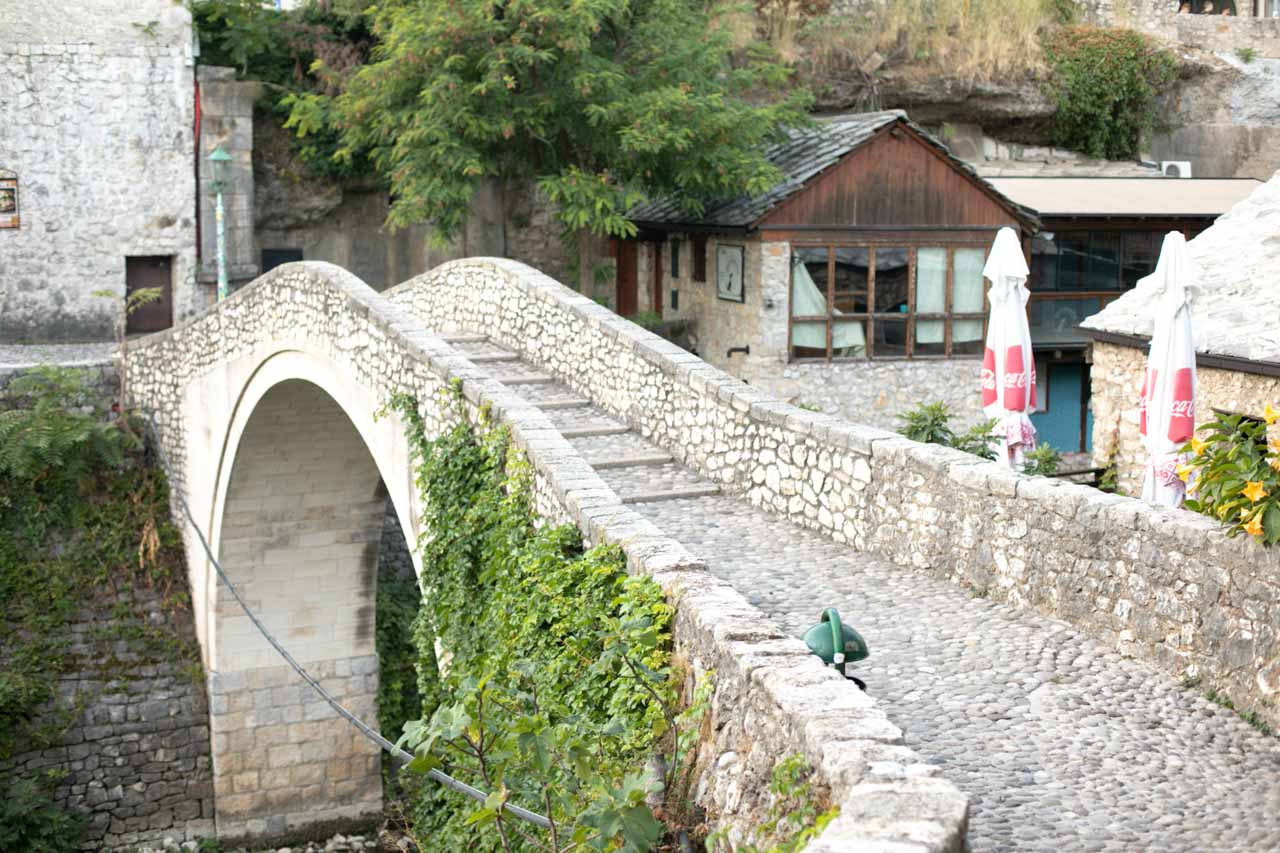 Kriva Cuprija (Crooked Bridge) in Mostar