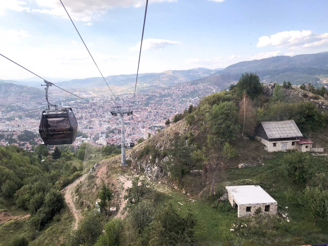 Trebević cable car in Sarajevo