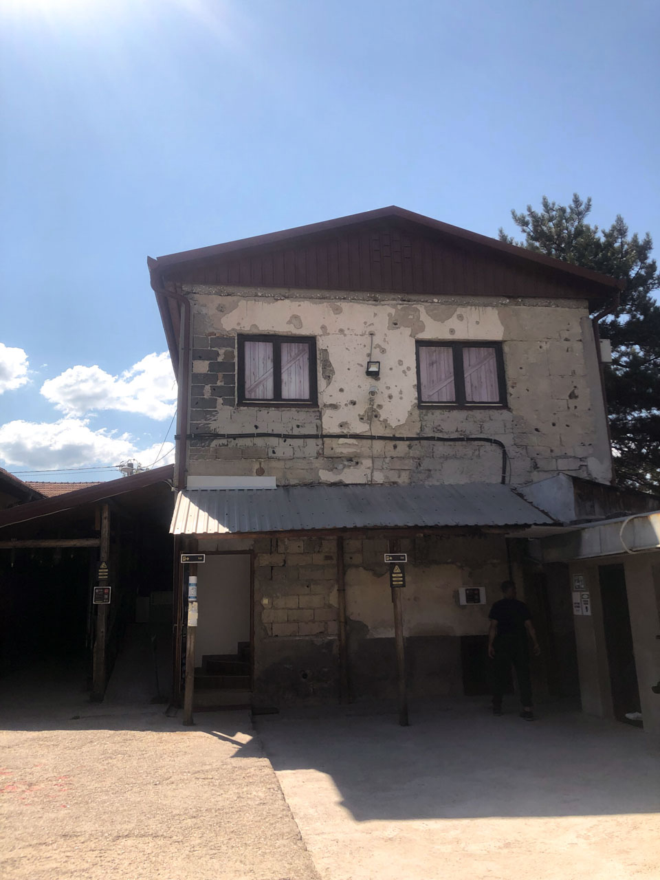The building belonging to the Kolar Family where the Sarajevo War Tunnel was hidden