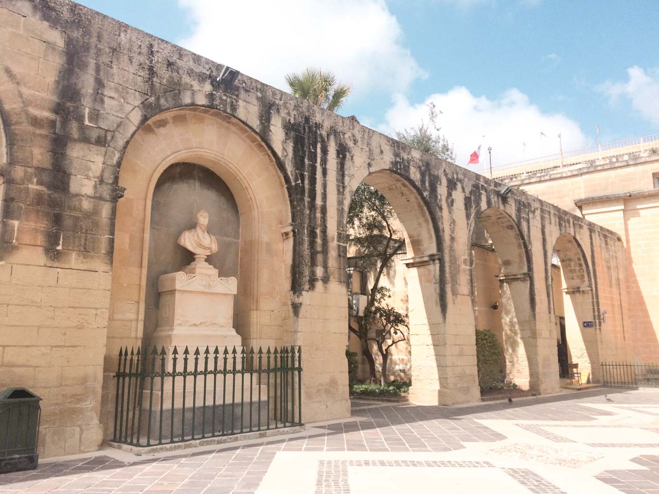Upper Barrakka Gardens in Valletta, Malta
