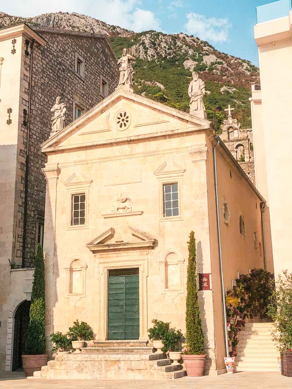 Catholic church of Saint apostle Mark in Perast, Montenegro