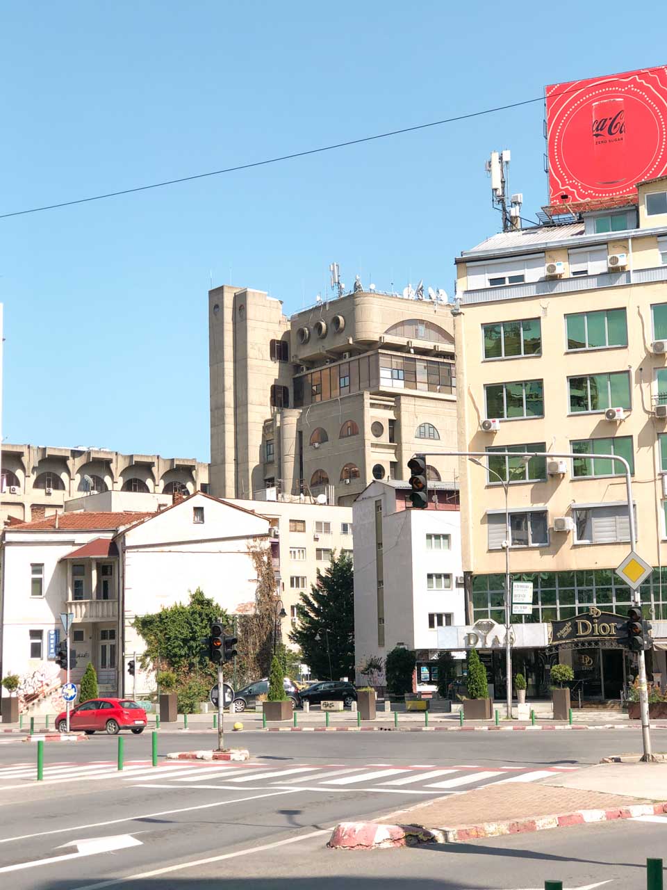 Brutalist architecture in Skopje, North Macedonia