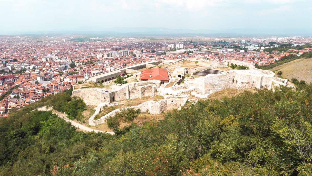 Prizren Fortress seen from above