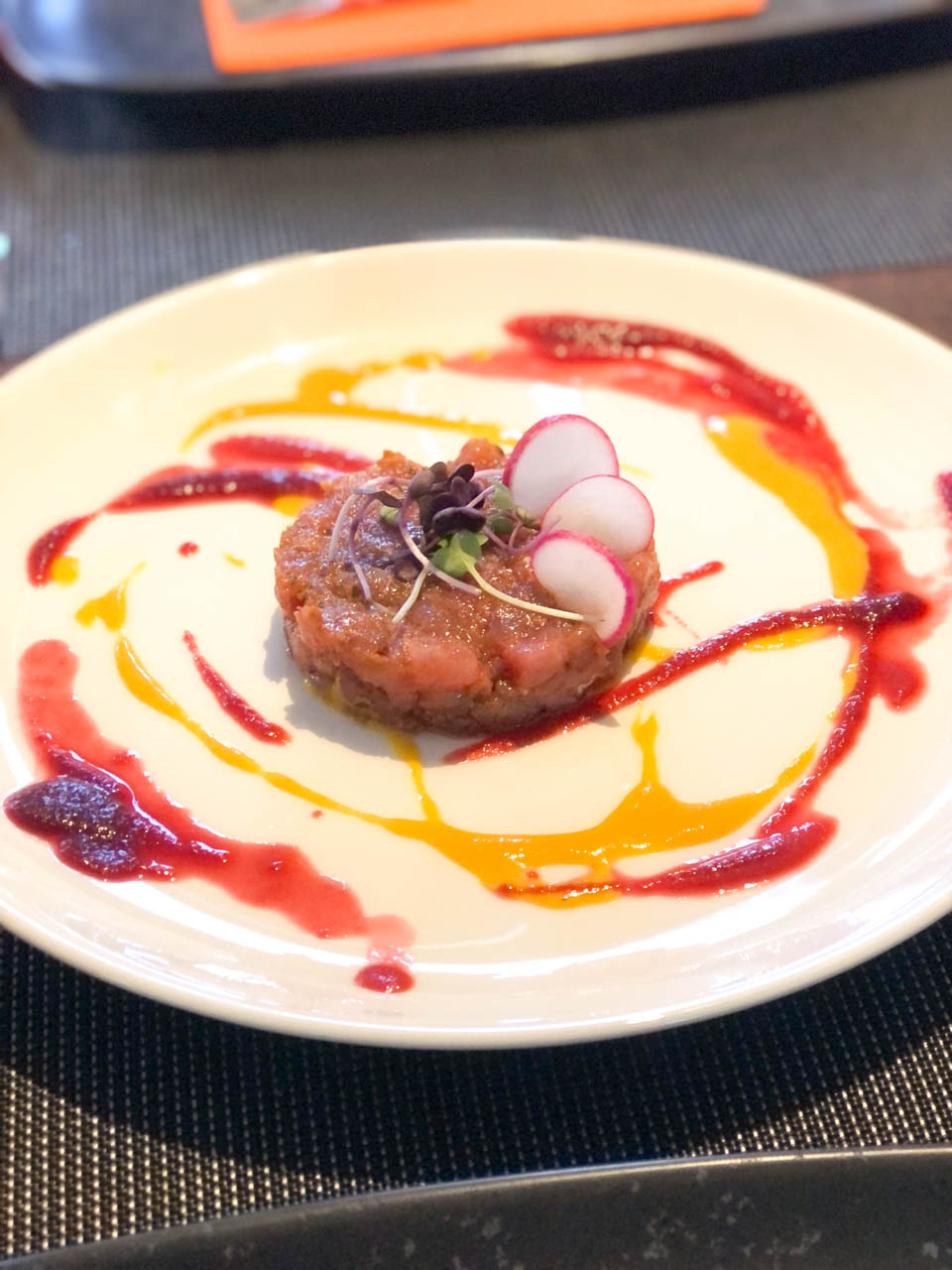 Tuna tartare at Marangun Food & Bar Room in Dubrovnik, Croatia