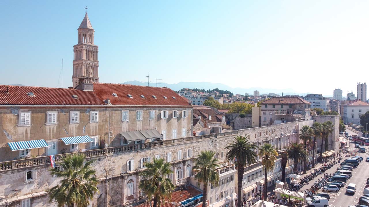 Split Old Town seen from above