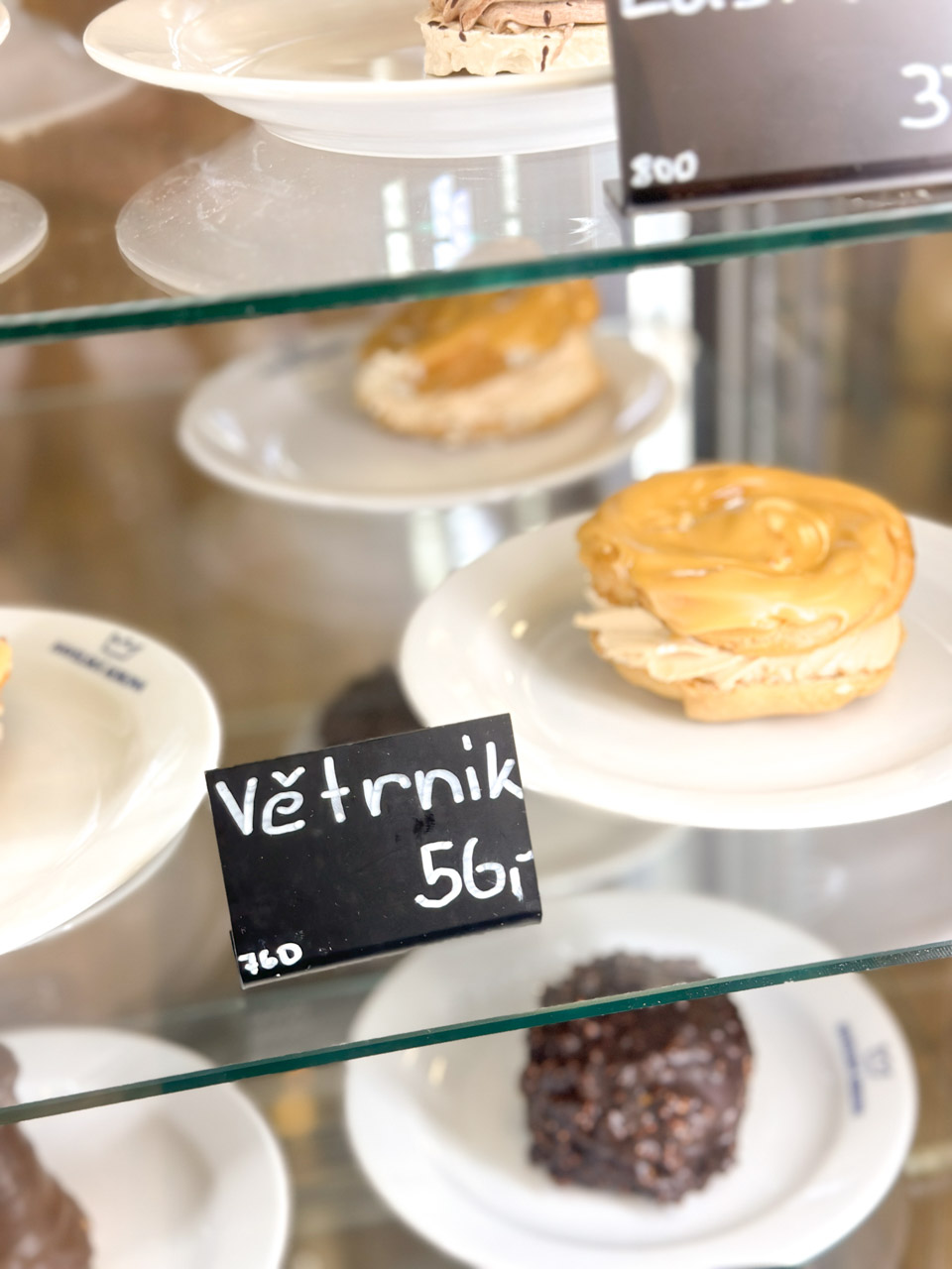 Traditional Czech choux pastry dessert - Větrník
