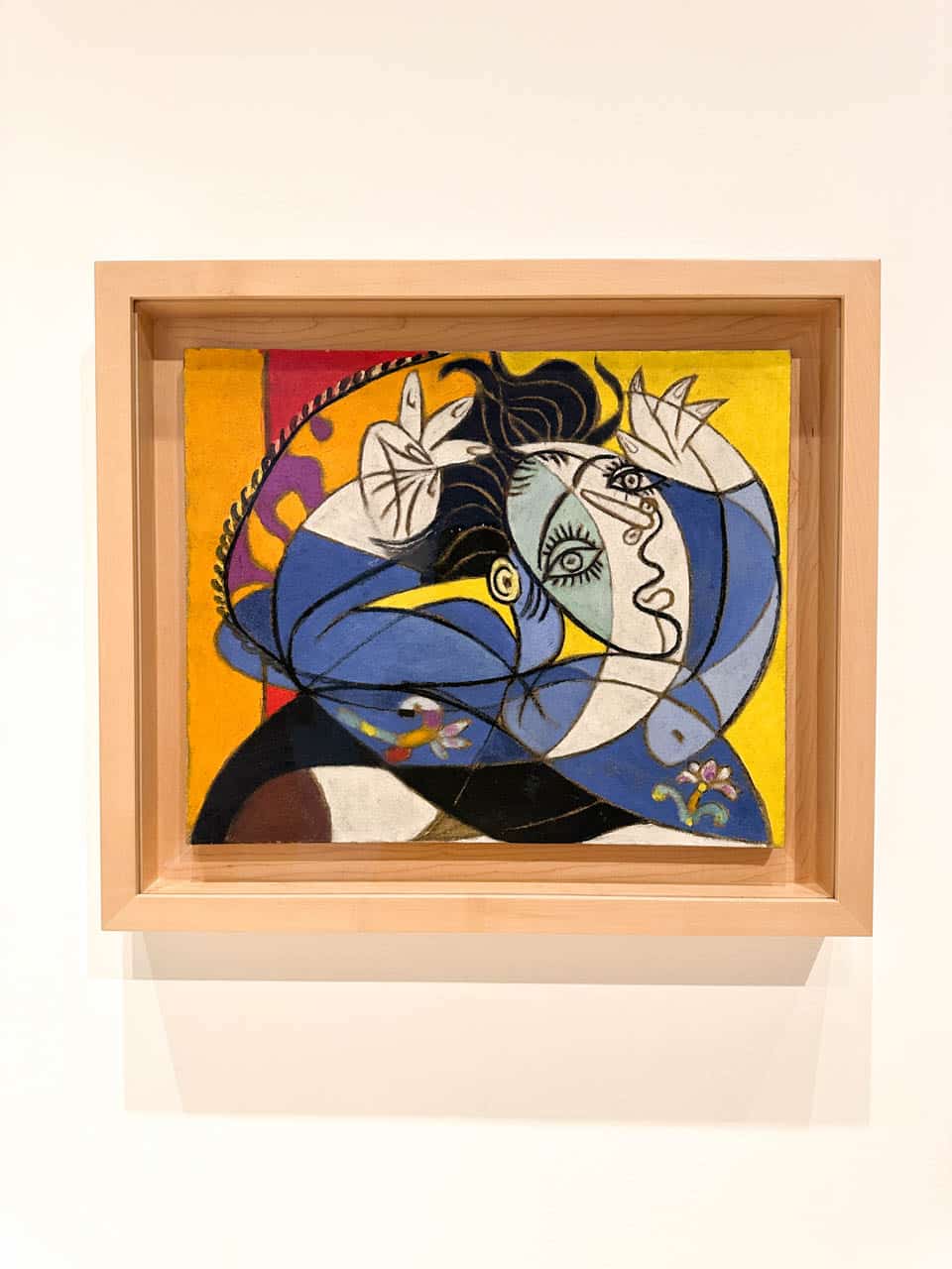 Woman with Raised Arms by Pablo Picasso displayed at the Picasso Museum in Malaga, Spain