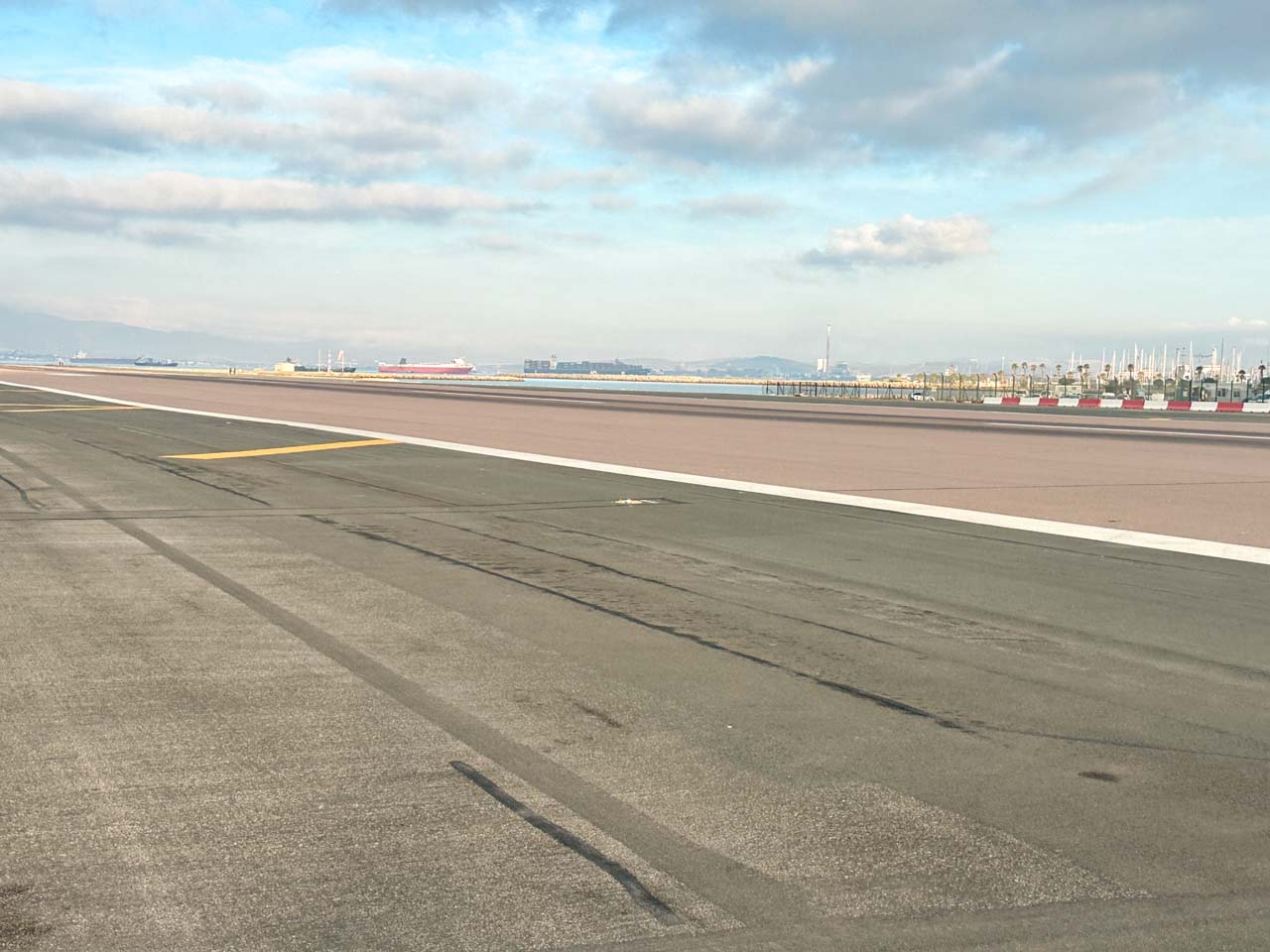Runway of the Gibraltar International Airport