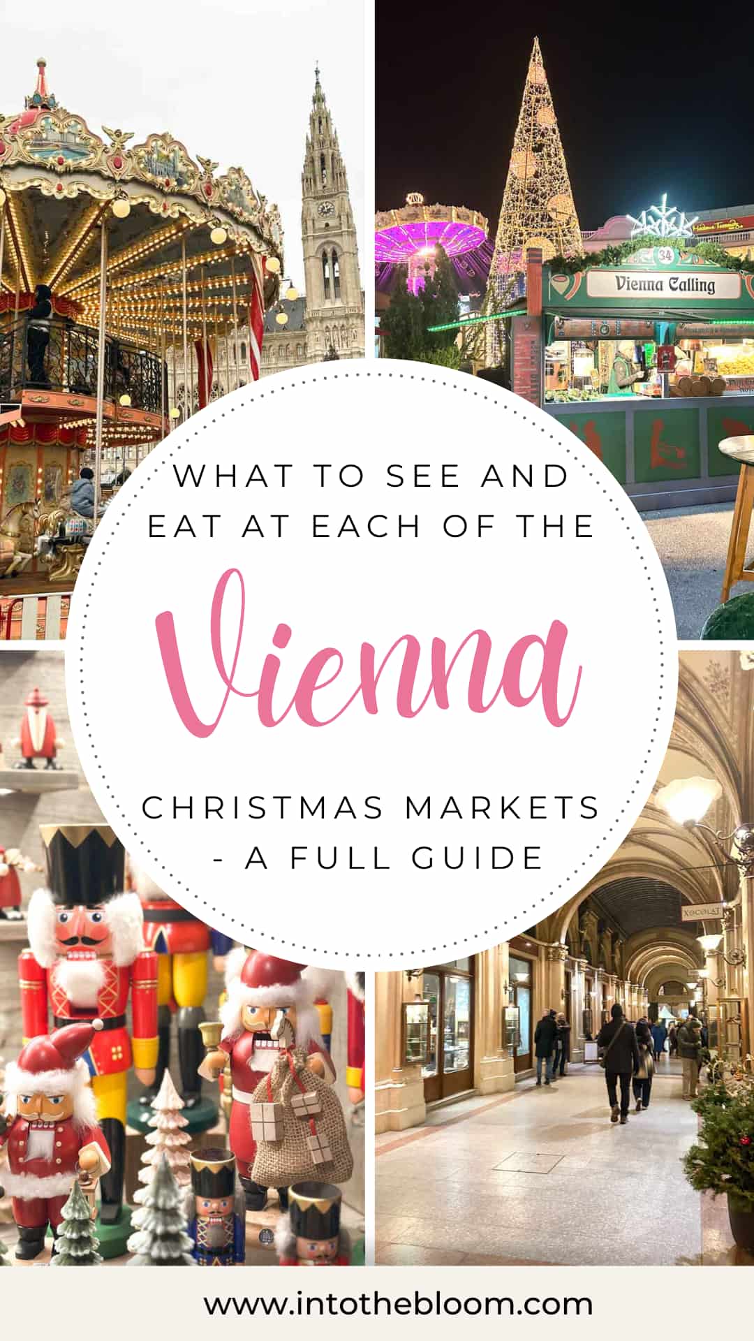 A full travel guide to the Vienna Christmas Markets - What to see, do, and eat at each of the main Christmas markets in Vienna, Austria