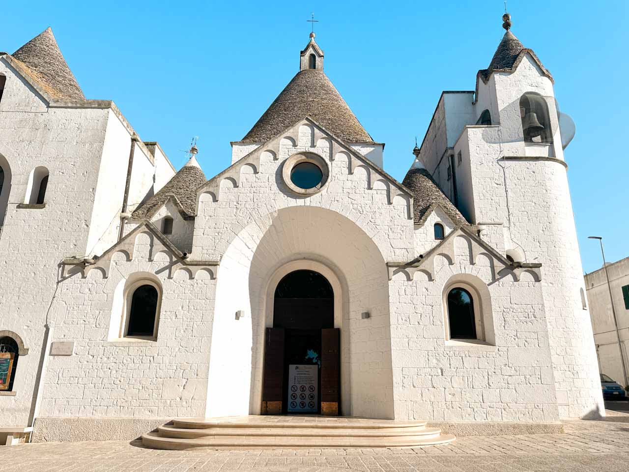 Church of Saint Anthony (Chiesa di Sant’Antonio) with a trullo-style roof in Alberobello, Italy